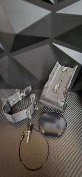 RS-Mount Akkumount passend zu Haibike mit YAMAHA/BOSCH Motor und MRS-Schiene